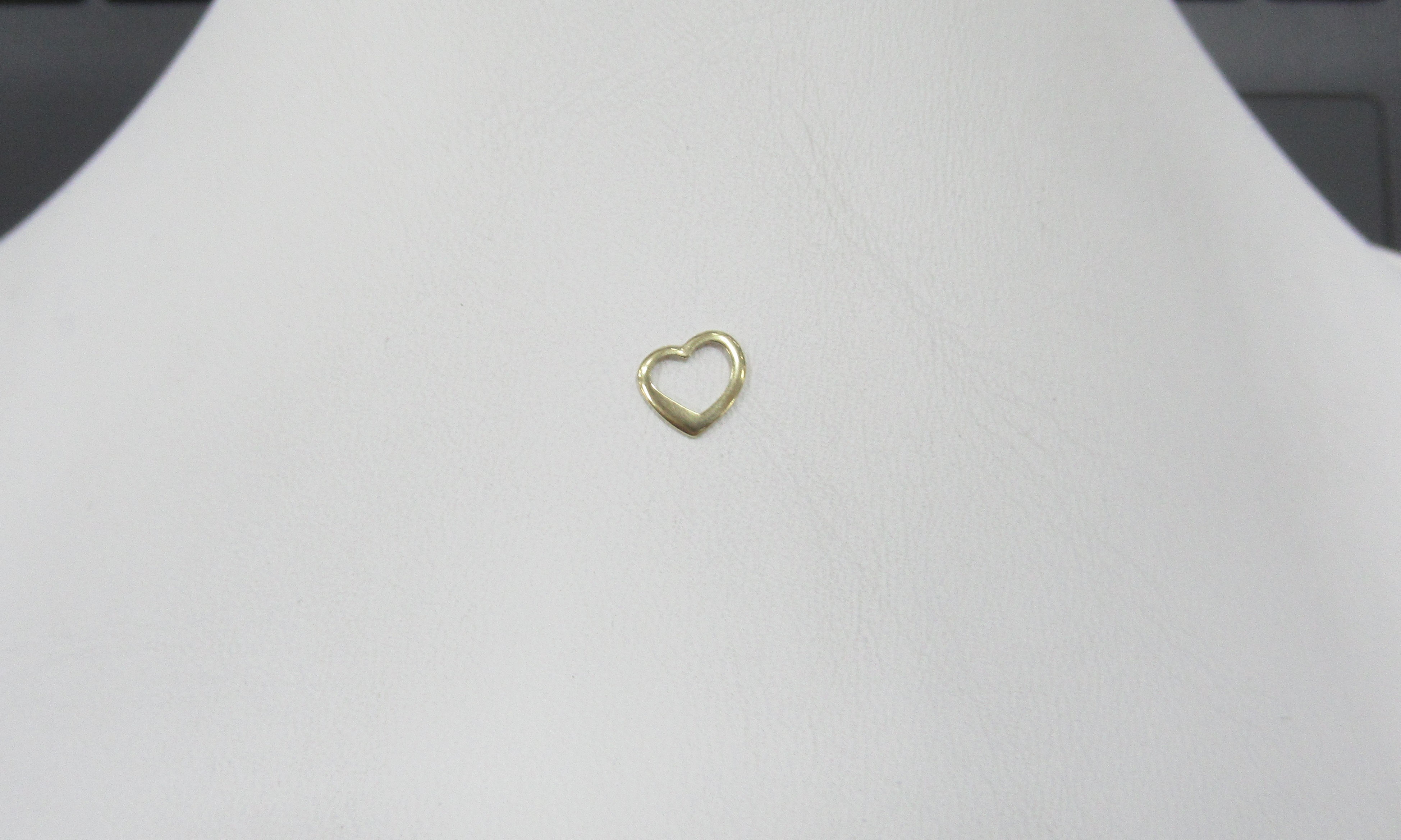 Подвеска из желтого золота "Сердце"